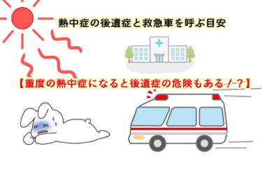重度の熱中症になると後遺症の危険もある！？熱中症の後遺症と救急車を呼ぶ目安